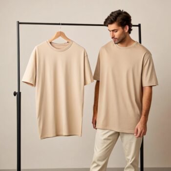 Beige Spanish Oversized T-Shirt